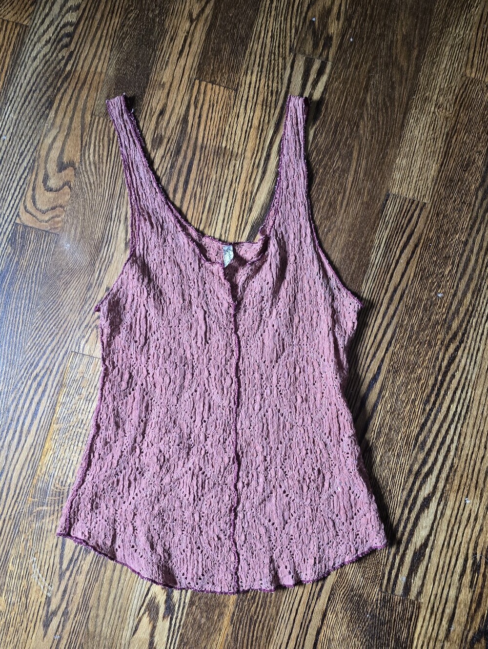 Intimately Free People Lace Tank Top | Medium | Dusty Rose